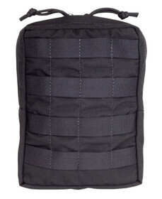 Medium nylon MOLLE compatible utility pouch from Elite Survival Systems, black.